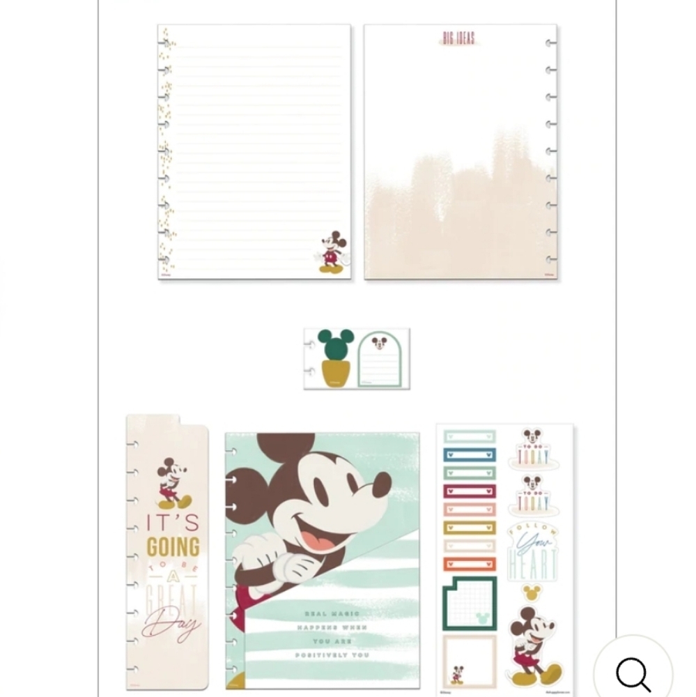 The Happy Planner Disney Oasis Mickey Classic Accessory Pack NWT - Picture 3 of 6